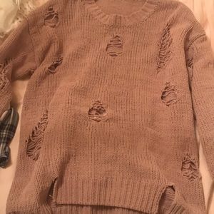 Purpose ripped sweater